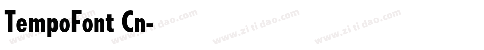 TempoFont Cn字体转换